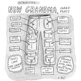 New Grandma Cargo Pants by Roz Chast