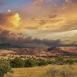 New Mexico Landscape - Abiquiu Southwest Territory by Rebecca Herranen