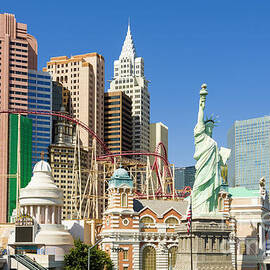 New York-New York hotel, The Strip, Las Vegas Boulevard, Las Vegas, Nevada, USA by Neale And Judith Clark