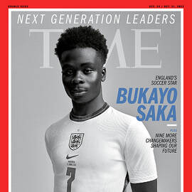 Next Generation Leaders - Bukayo Saka Art Print by Photograph by