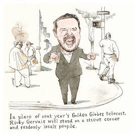 Next Years Golden Globes Plan Revealed by Barry Blitt