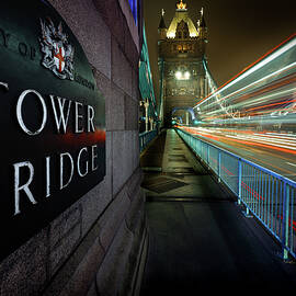 Night Moves on Tower Bridge by Charnwood Photography Fine Art