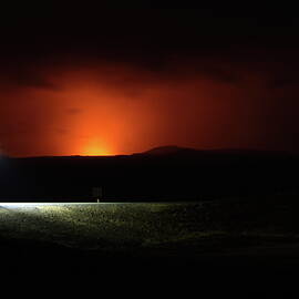 Night of the volcano by Christopher Mathews