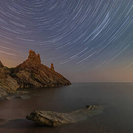 Night Under The Stars, Black Castle, Co Wicklow by Adrian Hendroff