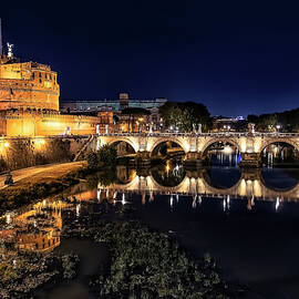 Night View of Castel Sant'Angelo by The Luxury Art Collection