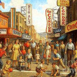 Norman Rockwell Visits The San Francisco Broadway Strip Club