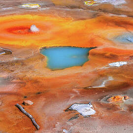 Norris Geyser Basin Bubbler - Yellowstone National Park, Wyoming by Abbie Matthews