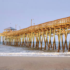 North Carolina Oceana Fishing Pier by Donna Twiford