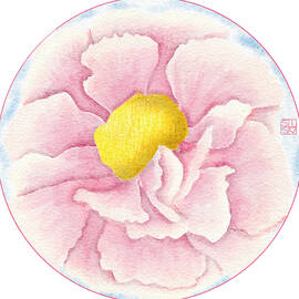 November Birth Flower Peony by Snow Iris Studio