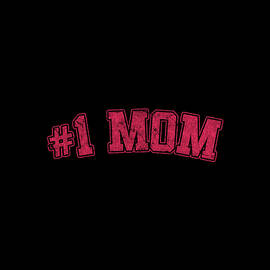 Number One 1 Mom Retro by Flippin Sweet Gear