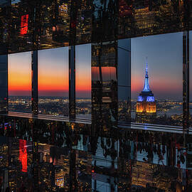 NYC Summit Sunset by Susan Candelario