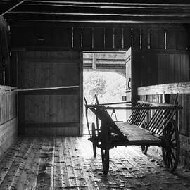 Old Hay Loft and Wagon by Mary Lee Dereske