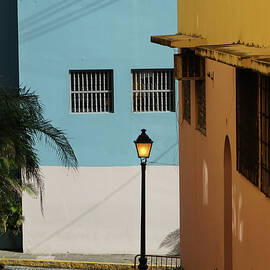 Old San Juan Street lamp by Richard Reeve