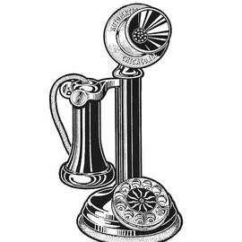 Old Telephone by Madame Memento