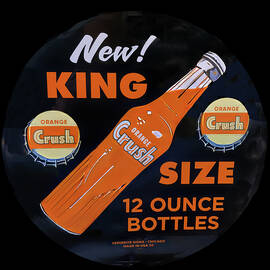 Orange Crush antique sign by Flees Photos
