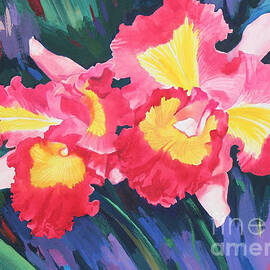 Orchids - Laeliocattleya prism pall by Ren Yu