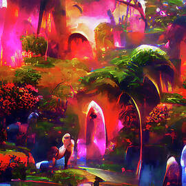 Origin of the World, Garden of Eden - 04 by AM FineArtPrints