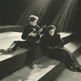 Orson Welles and Arthur Anderson in Julius Caesar by Cecil Beaton