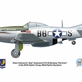 P-51 Mustang Old Crow by Norb Lisinski