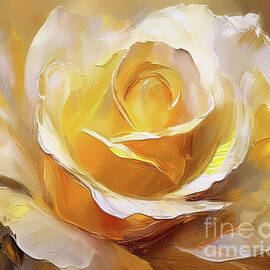 Painted Rose by Macro Abundance