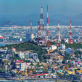 Panorama Icebox Hill Mazatlan Sinaloa Mexico by Tommy Farnsworth