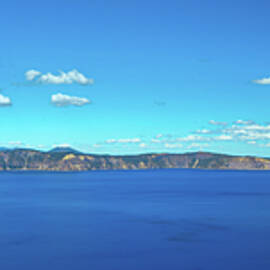 Panoramic View of Crater Lake by Bruce Block