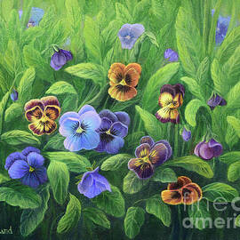 Pansies for Barbara by Sarah Irland