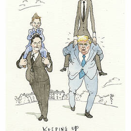 Papa Elon or Donald, Sr. by Barry Blitt