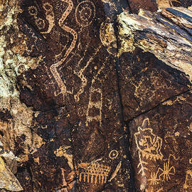 Parowan Gap Petroglyphs 11, Utah by Abbie Matthews
