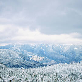 Pastel Peaks, Franconia Ridge In Winter. by Jeff Sinon