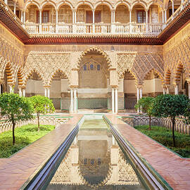 Patio de las Doncellas, The Courtyard of the Maidens Royal Alcazar of Seville, Spain by Neale And Judith Clark