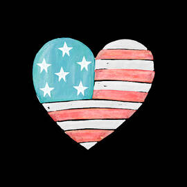 Patriotic I Love The Usa Flag by Flippin Sweet Gear