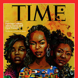 Patrisse  Cullors, Alicia Garza, Opal Tometi, 2013 - Founders of Black Lives Matter by Illustration by Molly Crabapple for TIME