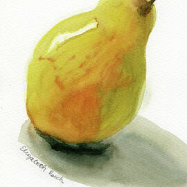 Pear and Shadow by Elizabeth Reich
