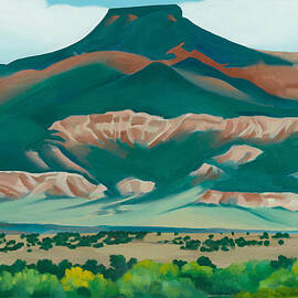 Pedernal, New Mexico by Georgia O'Keeffe by Georgia O'Keeffe