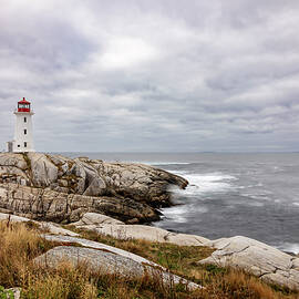 Peggy's Cove Lighthouse, Nova Scotia 1 by John Twynam