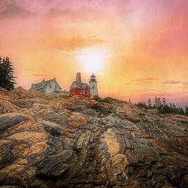 Pemaquid Point Lighthouse Maine Sunrise by Dan Sproul