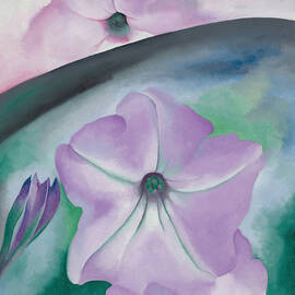 Petunia no 2. - Modernist pink flower painting by Georgia O'Keeffe by Georgia O'Keeffe