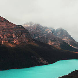Peyto Lake Canadian Rockies Panorama by Dan Sproul