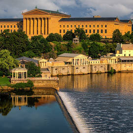  Philadelphia Museum of Art and Waterworks by Susan Candelario