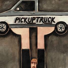 Pickup Truck Art Print by Tommervik