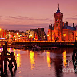 Pierhead building in Cardiff Bay, South Glamorgan, South Wales, UK by Neale And Judith Clark