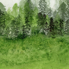 Pine Tree Forest by Elizabeth Reich