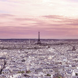 Pink Violet Gray Paris by Art Szafranski
