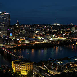 Pittsburgh Skyline At Night by Dan Sproul