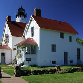 Point Iroquois Light by Deb Beausoleil
