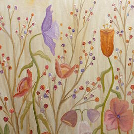 Poppies And Pearls by Angeles M Pomata