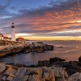Portland Head Light morning by Richard DeYoung