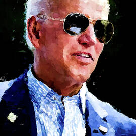 Portrait of Joe Biden, 46th President of the United States  by Gradify Creations