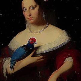 Portrait of Madame Moitessier Painting by Nature Oil Painting